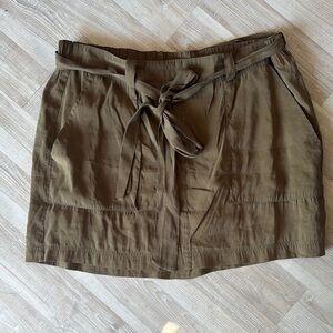 Old Navy Olive Mini Skirt